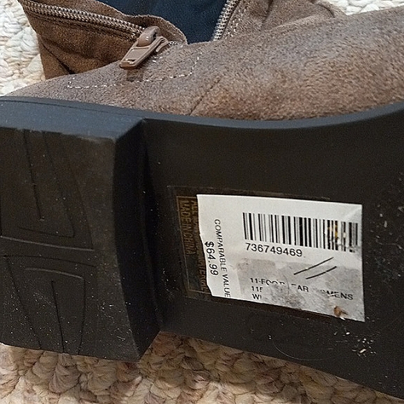 Over-the-knee boots Closed Toe Knee High Comfy no heel Stretch Suede Elegant - Picture 14 of 17